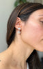 Art deco clover earrings