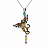 Parrot silver pendant