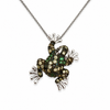 Frog silver pendant/brooch