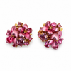 Garden bloom silver earrings