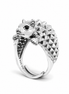 Hedgehog silver ring