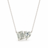 Silver necklace- Moi et Toi