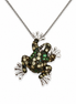 Frog silver pendant/brooch