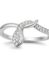 Wrapped snake silver ring