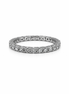 Сребърна халка с кубични циркони (Eternity band)