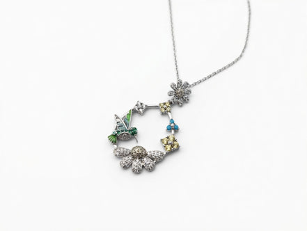 Hummingbird necklace