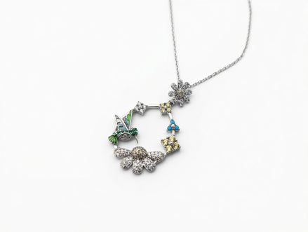 Hummingbird necklace