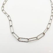 Silver chain bracelet