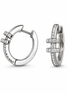 Small silver hoop earrings
